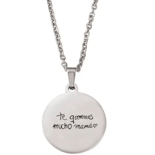 COLLAR CIRCULAR CON MANUSCRITO PERSONALIZADO