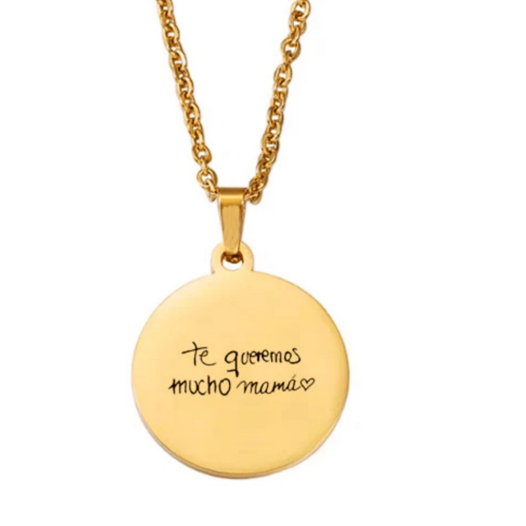 COLLAR CIRCULAR CON MANUSCRITO PERSONALIZADO