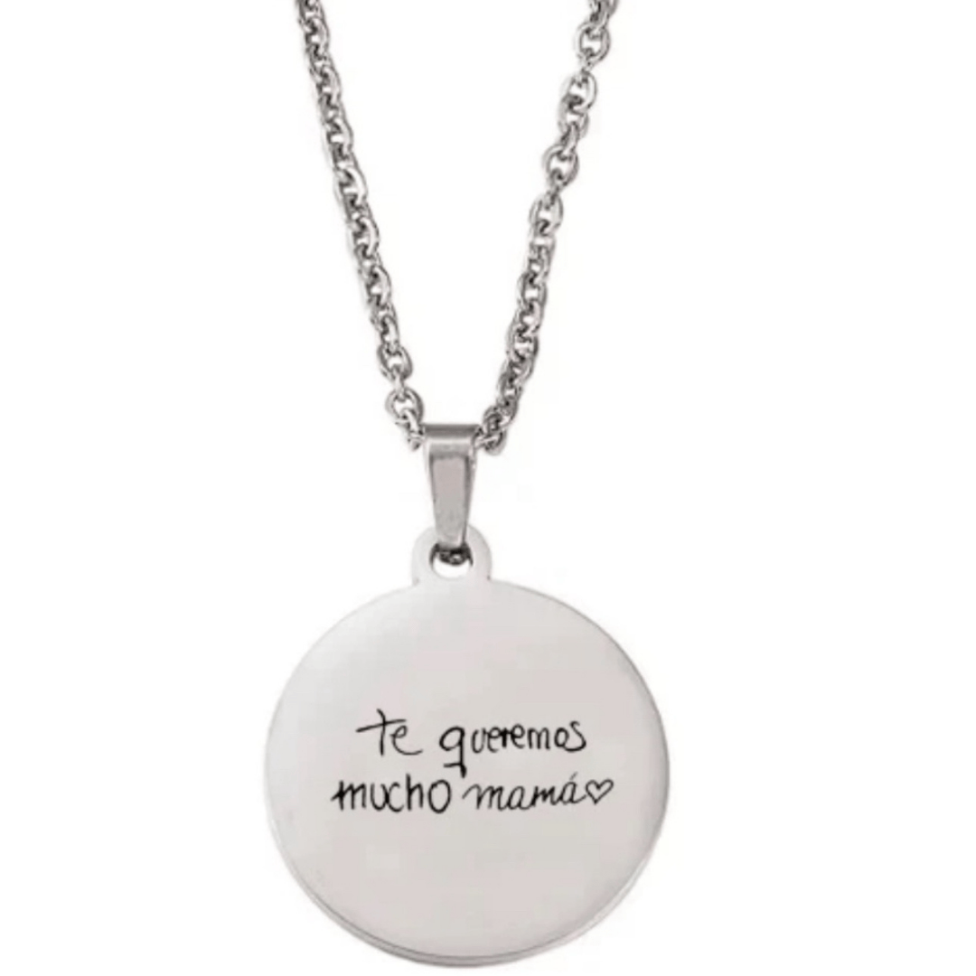 COLLAR CIRCULAR CON MANUSCRITO PERSONALIZADO