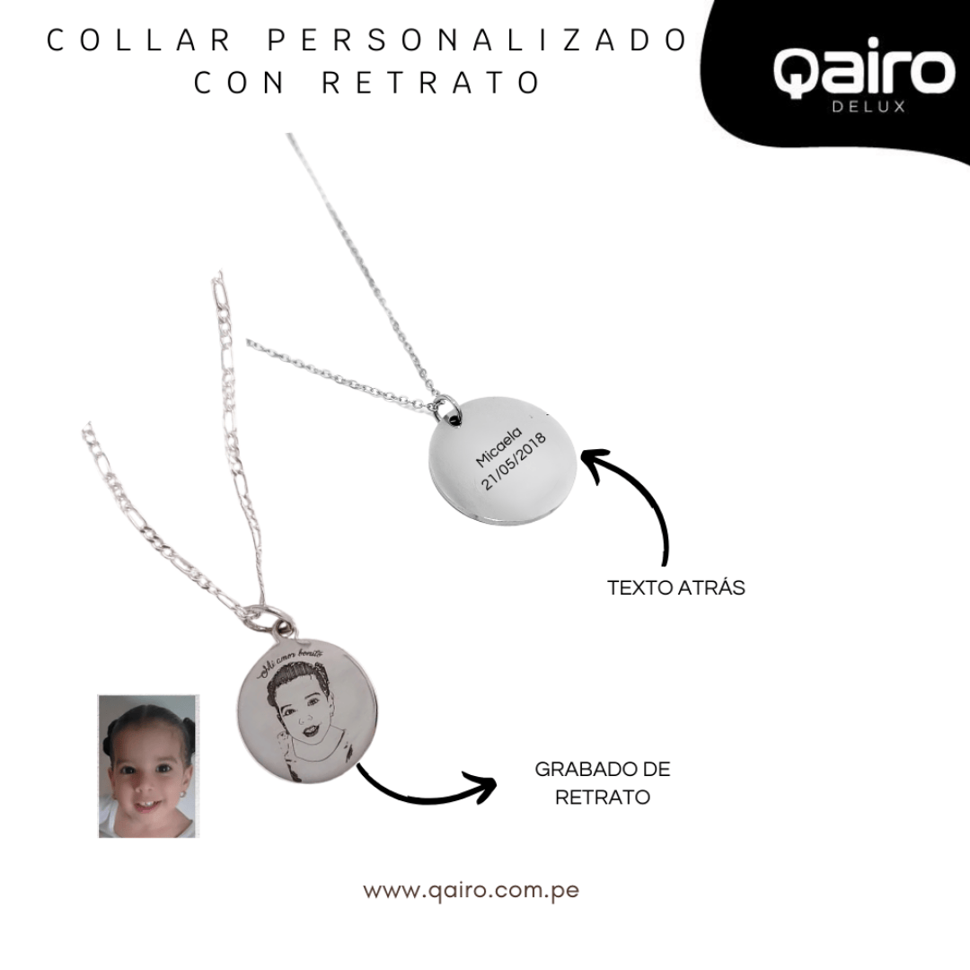COLLAR CIRCULAR CON RETRATO PERSONALIZADO