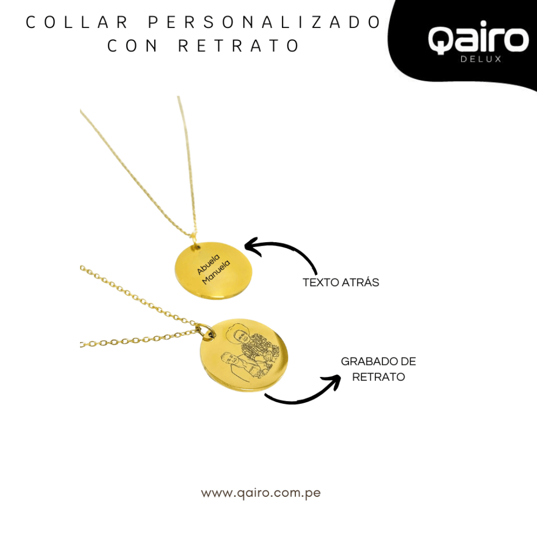 COLLAR CIRCULAR CON RETRATO PERSONALIZADO