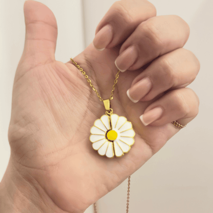 COLLAR DE GIRASOL CON RETRATO PERSONALIZADO