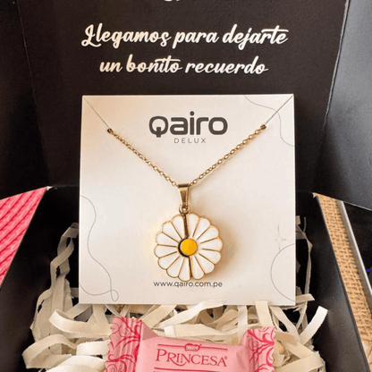 COLLAR DE GIRASOL CON RETRATO PERSONALIZADO