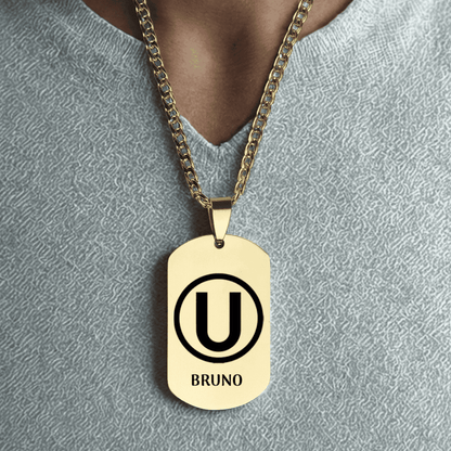 COLLAR PERSONALIZADO DE PLACA DE EQUIPOS