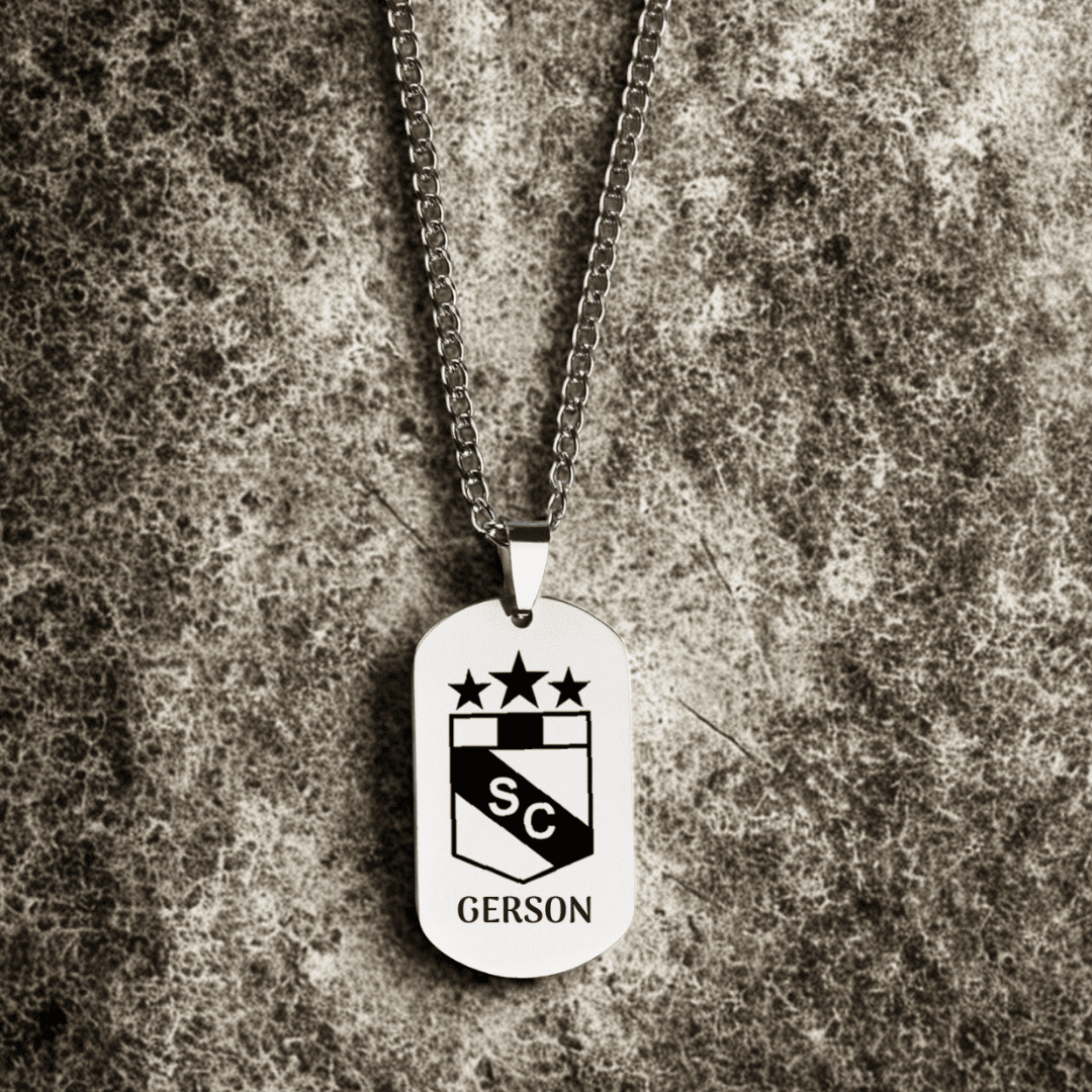 COLLAR PERSONALIZADO DE PLACA DE EQUIPOS