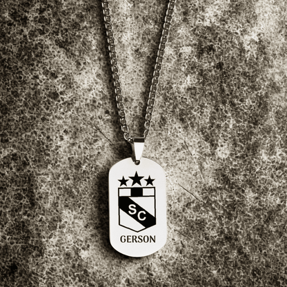 COLLAR PERSONALIZADO DE PLACA DE EQUIPOS