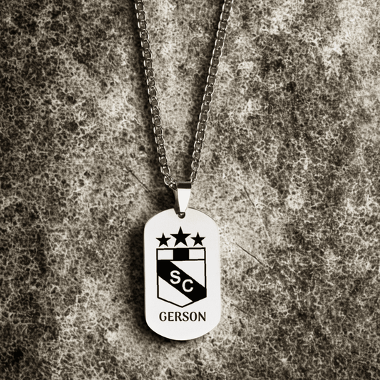 COLLAR PERSONALIZADO DE PLACA DE EQUIPOS