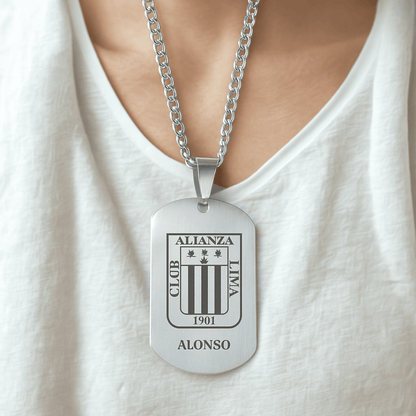 COLLAR PERSONALIZADO DE PLACA DE EQUIPOS