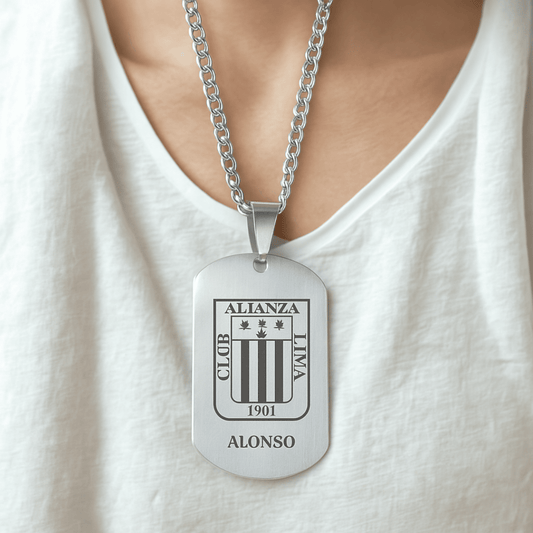 COLLAR PERSONALIZADO DE PLACA DE EQUIPOS