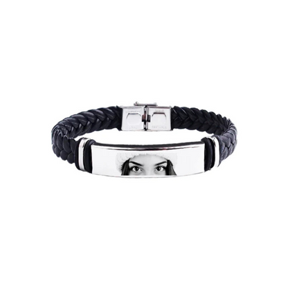 PULSERA PERSONALIZADA DE CUERO CON MIRADA